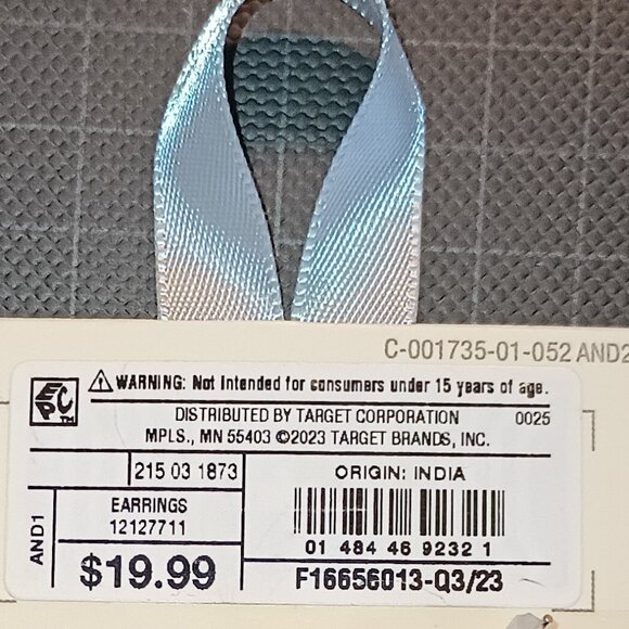 NEW A New Day™ Sterling Cubic Zirconia Silver Ball/ Studs/Hoop Trio Earring Set - Picture 6 of 6